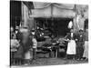 Market Stall in St Petersburg, c.1900-Russian Photographer-Stretched Canvas