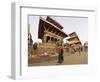 Market Stalls Set out Amongst the Temples, Durbar Square, Patan, Kathmandu Valley, Nepal-Don Smith-Framed Photographic Print