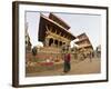 Market Stalls Set out Amongst the Temples, Durbar Square, Patan, Kathmandu Valley, Nepal-Don Smith-Framed Photographic Print