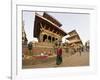 Market Stalls Set out Amongst the Temples, Durbar Square, Patan, Kathmandu Valley, Nepal-Don Smith-Framed Photographic Print