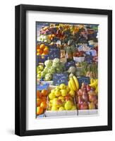 Market Stalls with Produce, Sanary, Var, Cote d'Azur, France-Per Karlsson-Framed Premium Photographic Print