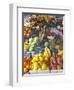 Market Stalls with Produce, Sanary, Var, Cote d'Azur, France-Per Karlsson-Framed Premium Photographic Print