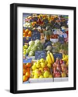 Market Stalls with Produce, Sanary, Var, Cote d'Azur, France-Per Karlsson-Framed Photographic Print