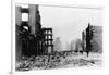 Market Street and Downtown Financial District Reduced to Rubble-C.R. Miller-Framed Photographic Print