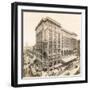 Market Street at 12th, 1912-William Herman Rau-Framed Photographic Print