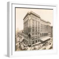 Market Street at 12th, 1912-William Herman Rau-Framed Photographic Print