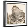 Market Street at 12Th, Philadelphia, 1912 (B/W Photo)-William Herman Rau-Framed Giclee Print