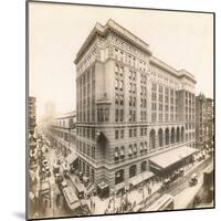 Market Street at 12Th, Philadelphia, 1912 (B/W Photo)-William Herman Rau-Mounted Giclee Print