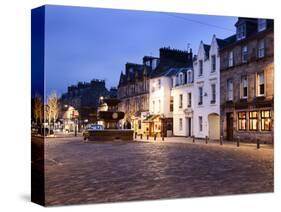 Market Street at Dusk, St Andrews, Fife, Scotland-Mark Sunderland-Stretched Canvas