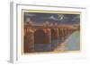 Market Street Bridge, Harrisburg, Pennsylvania-null-Framed Art Print