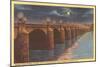 Market Street Bridge, Harrisburg, Pennsylvania-null-Mounted Art Print