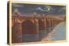 Market Street Bridge, Harrisburg, Pennsylvania-null-Stretched Canvas