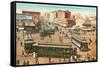 Market Street, Cable Cars, San Francisco, California-null-Framed Stretched Canvas