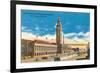 Market Street Ferry Building, San Francisco, California-null-Framed Art Print