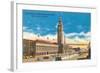 Market Street Ferry Building, San Francisco, California-null-Framed Art Print