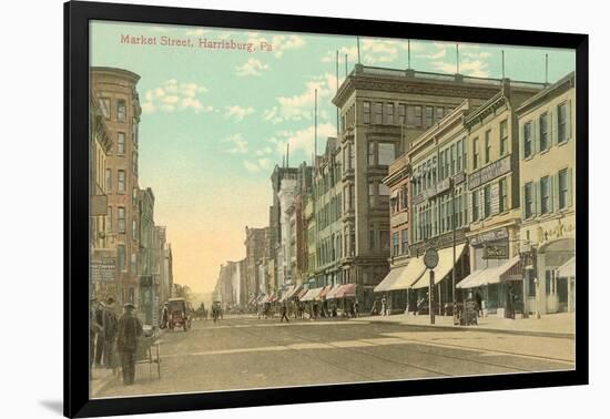 Market Street, Harrisburg, Pennsylvania-null-Framed Art Print