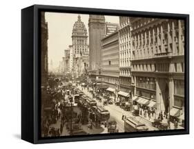 Market Street II-Unknown-Framed Stretched Canvas