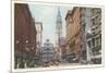 Market Street, Philadelphia, Pennsylvania-null-Mounted Premium Giclee Print