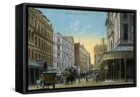 Market Street, Sydney, New South Wales, Australia, C1900-C1919-null-Framed Stretched Canvas