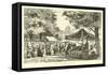 Market Town, Netherlands, 9th Century-Willem II Steelink-Framed Stretched Canvas