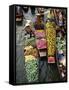 Market Traders in Boats Selling Fruit, Damnoen Saduak Floating Market, Bangkok, Thailand-Gavin Hellier-Framed Stretched Canvas