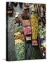 Market Traders in Boats Selling Fruit, Damnoen Saduak Floating Market, Bangkok, Thailand-Gavin Hellier-Stretched Canvas