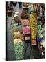 Market Traders in Boats Selling Fruit, Damnoen Saduak Floating Market, Bangkok, Thailand-Gavin Hellier-Stretched Canvas