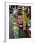 Market Traders in Boats Selling Fruit, Damnoen Saduak Floating Market, Bangkok, Thailand-Gavin Hellier-Framed Photographic Print