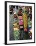 Market Traders in Boats Selling Fruit, Damnoen Saduak Floating Market, Bangkok, Thailand-Gavin Hellier-Framed Photographic Print