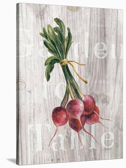 Market Vegetables III on Wood-Silvia Vassileva-Stretched Canvas
