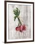 Market Vegetables III on Wood-Silvia Vassileva-Framed Art Print