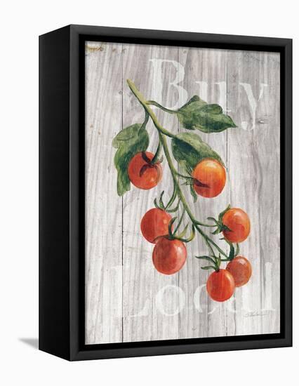 Market Vegetables IV on Wood-Silvia Vassileva-Framed Stretched Canvas