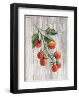 Market Vegetables IV on Wood-Silvia Vassileva-Framed Art Print