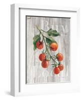Market Vegetables IV on Wood-Silvia Vassileva-Framed Art Print