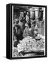 Market Women Offering Fruit and Vegetables in the Market at Kathmandu Nepal-null-Framed Stretched Canvas