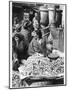 Market Women Offering Fruit and Vegetables in the Market at Kathmandu Nepal-null-Mounted Photographic Print