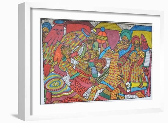 market1-Muktair Oladoja-Framed Giclee Print