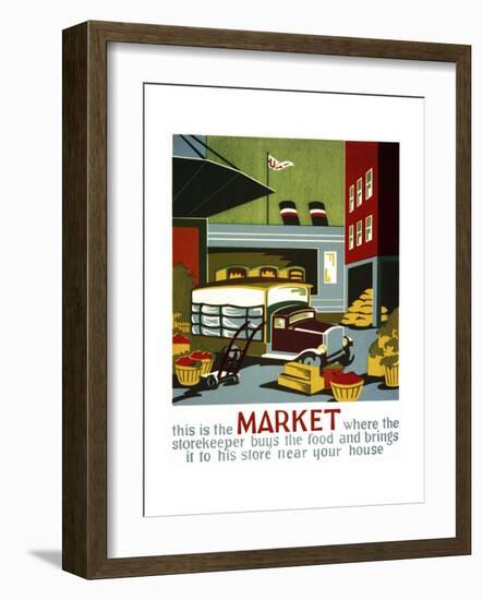 Market-null-Framed Giclee Print