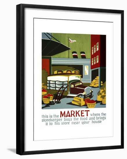 Market-null-Framed Giclee Print