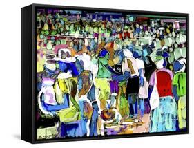 Market-Diana Ong-Framed Stretched Canvas
