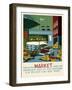 Market-null-Framed Art Print