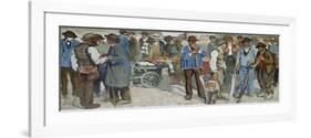 Marketday, Geneva, 1906-Edouard Vallet-Framed Giclee Print