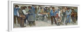 Marketday, Geneva, 1906-Edouard Vallet-Framed Giclee Print