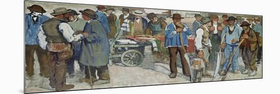 Marketday, Geneva, 1906-Edouard Vallet-Mounted Giclee Print