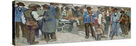 Marketday, Geneva, 1906-Edouard Vallet-Stretched Canvas