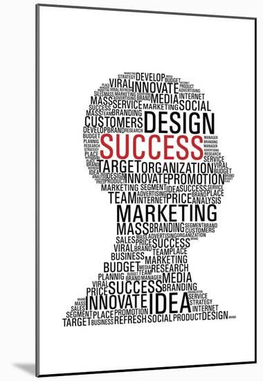 Marketing Success Head Communication-null-Mounted Poster