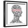 Marketing Success Head Communication-cienpies-Framed Art Print