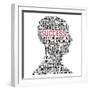 Marketing Success Head Communication-cienpies-Framed Art Print