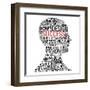 Marketing Success Head Communication-cienpies-Framed Art Print