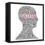 Marketing Success Head Communication-cienpies-Framed Stretched Canvas